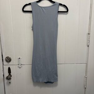 SHEIN Striped Light Blue Top